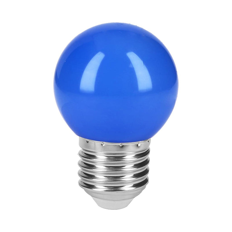 Lámpara de led, G45, 127 V, 1 W, color azul