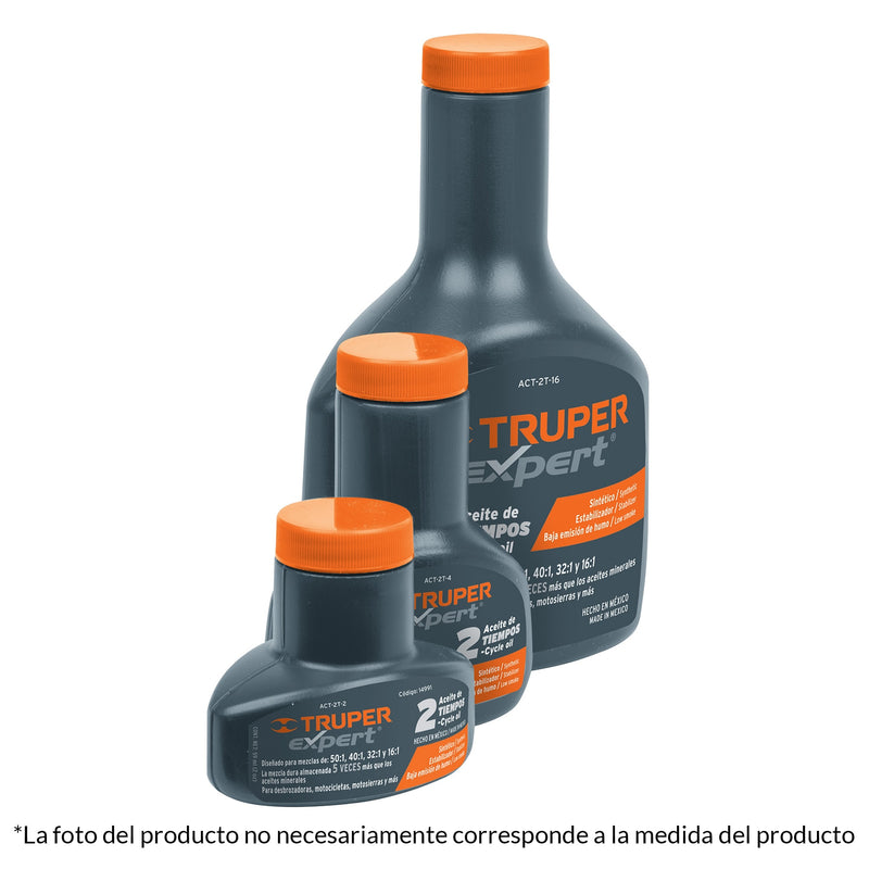 ACEITE MOTOR DOS TIEMPOS 16 OZ TRUPER 17625