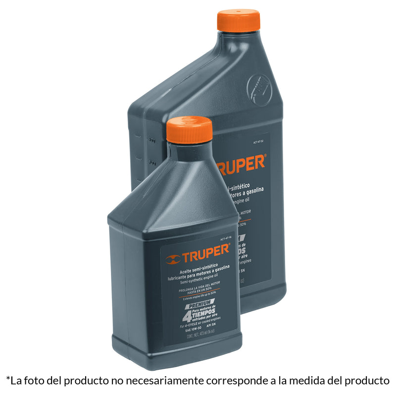 ACEITE SEMI-SINTETICO 4 TIEMPOS 1 LT TRUPER 14929