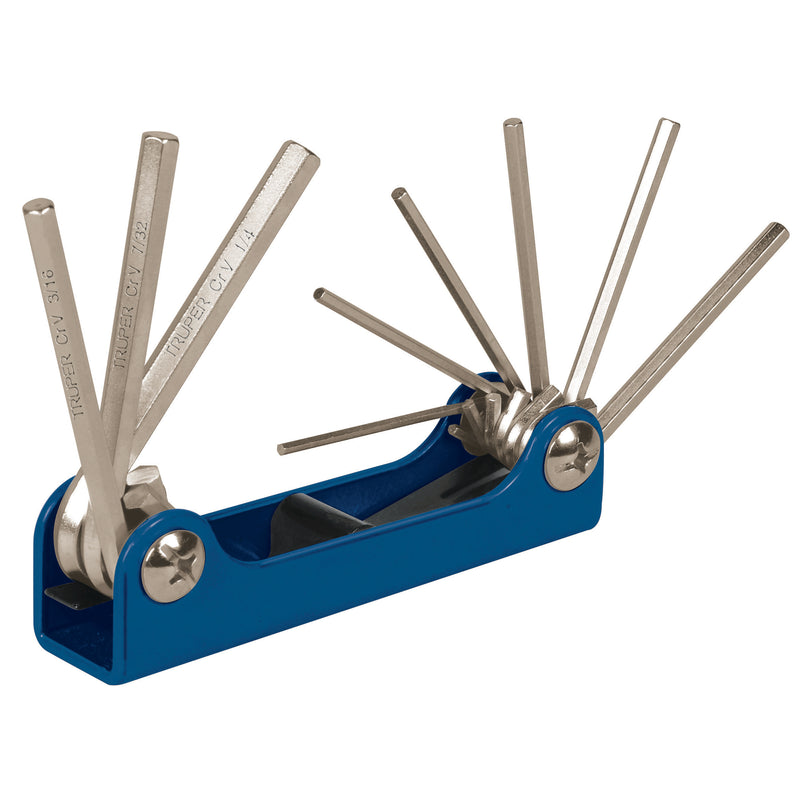 LLAVES ALLEN MM T. NAVAJA LAMINA 9 PZ TRUPER 15563