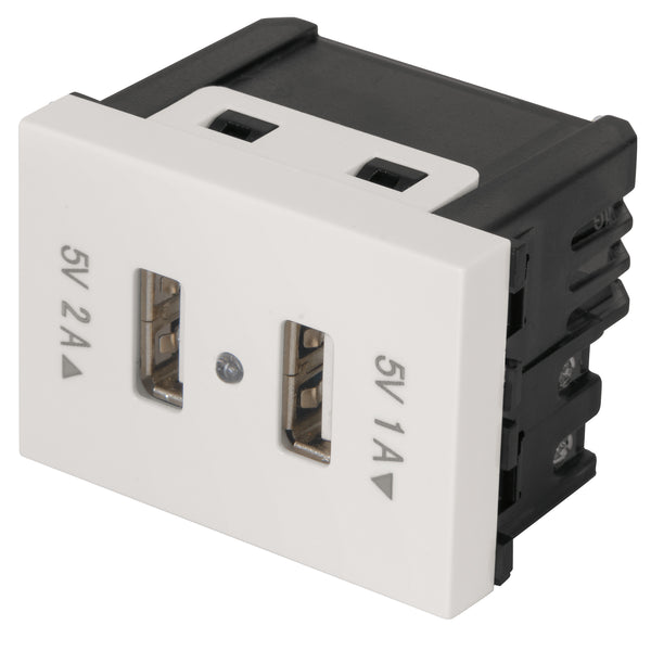 TOMA 2 PUERTOS USB 1.5 MODULOS LINEA ESPAÇ?OLA VOLTECK 47057