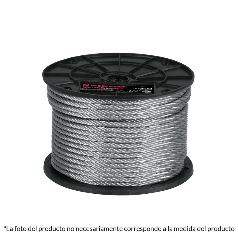 CABLE ACERO 1/8' 7X19 HILOS FIERO 44211