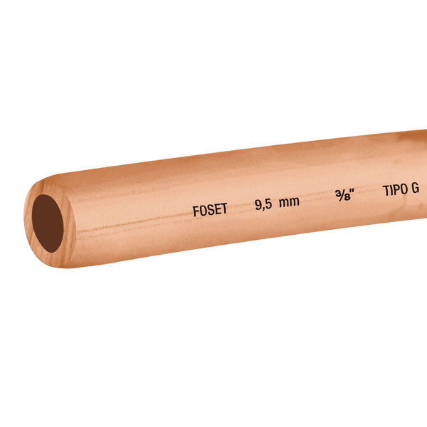 TUBO COBRE FLEXIBLE 3/8'' 15MT  FOSET 48157