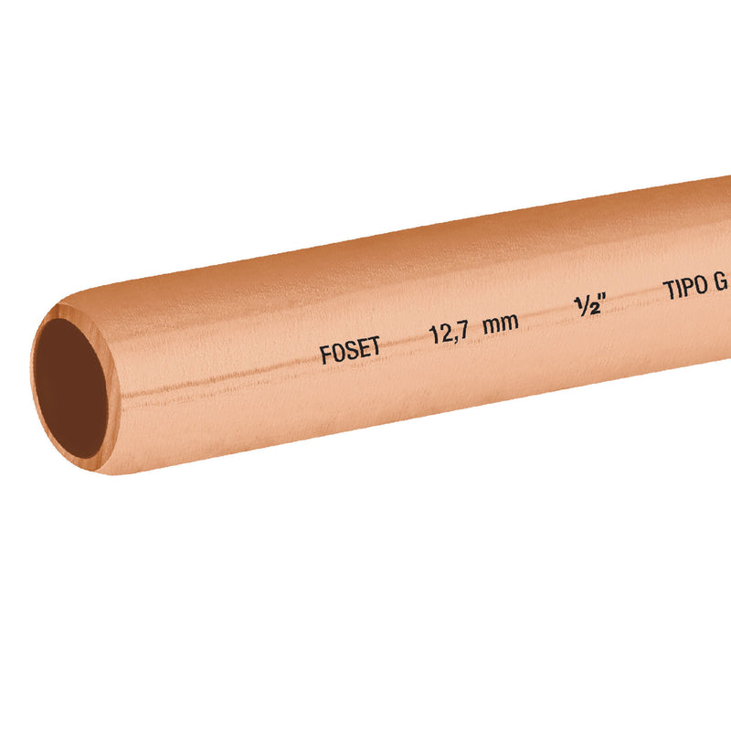 TUBO COBRE FLEXIBLE 1/2'' 15MT  FOSET 48158