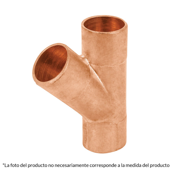 YEE COBRE 1/2'' FOSET 48892