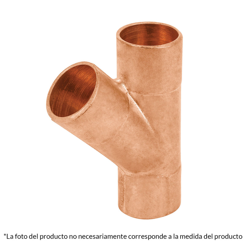 YEE COBRE 1/2'' FOSET 48892