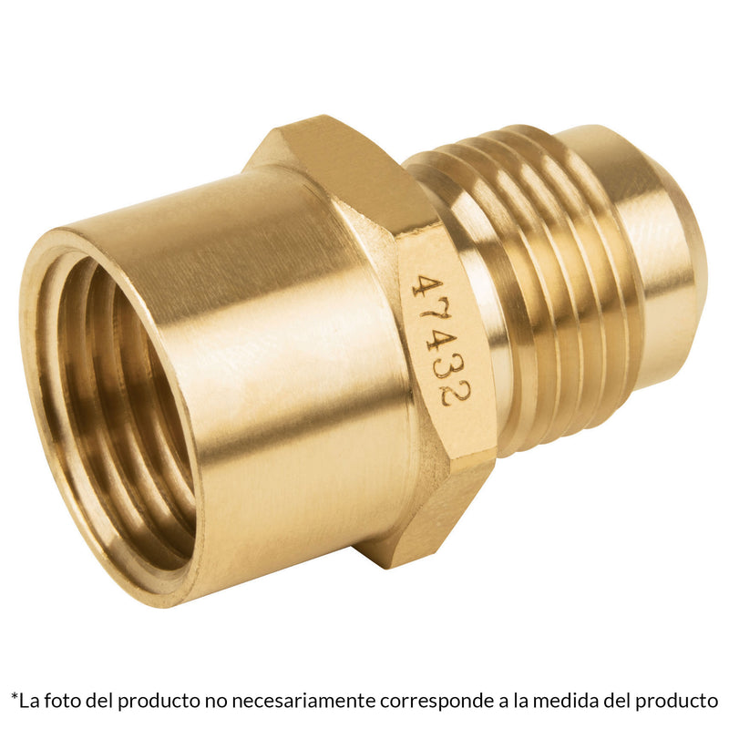NIPLE CAMPANA 3/8'' X 3/8'' PARA GAS FOSET 47428