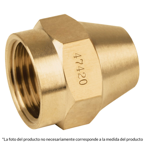 TUERCA CONICA 3/8'' PARA GAS FOSET 47419