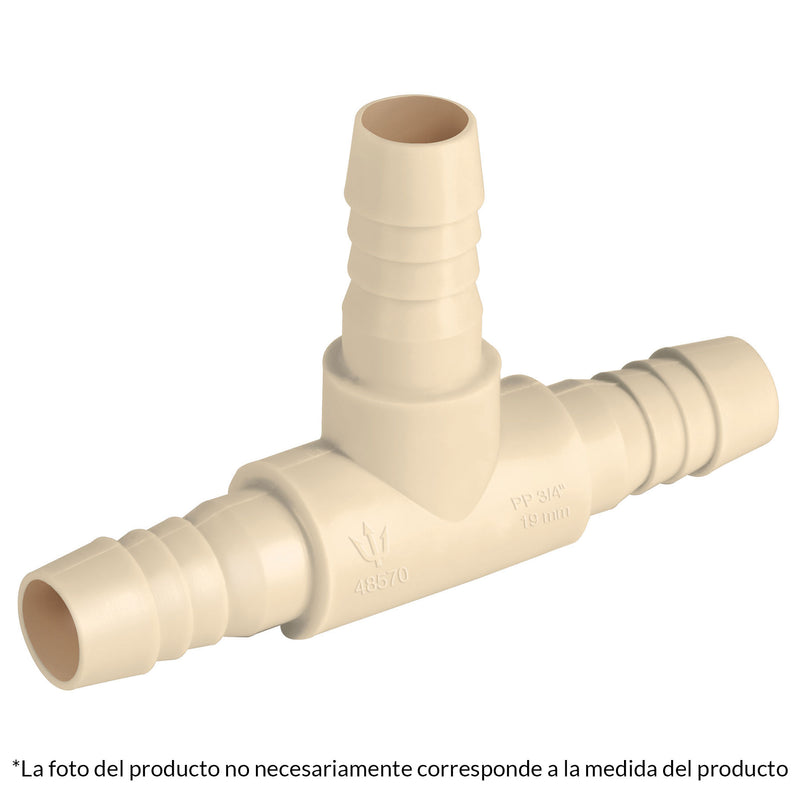 TEE PP INSERCION 3/8'' TRUPER 48568