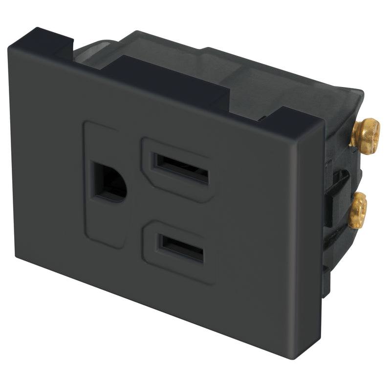 CONTACTO + TIERRA 1.5 MODULOS LINEA ESPAÑOLA VOLTECK 47992