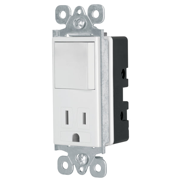 CONTACTO ATERRIZADO Y APAGADOR CLASSIC VOLTECH 46008