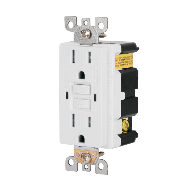 CONTACTO DOBLE GFCI CLASSIC VOLTECH 46107