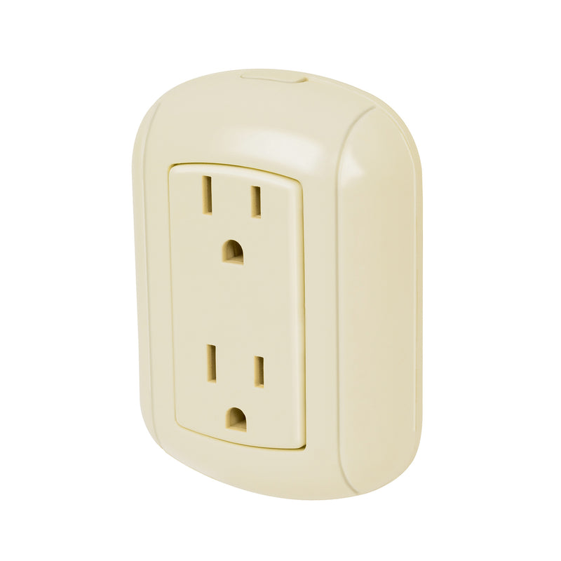 CONTACTO DOBLE SOBREPONER ATERRIZADO ECONOMICA VOLTECH 47350