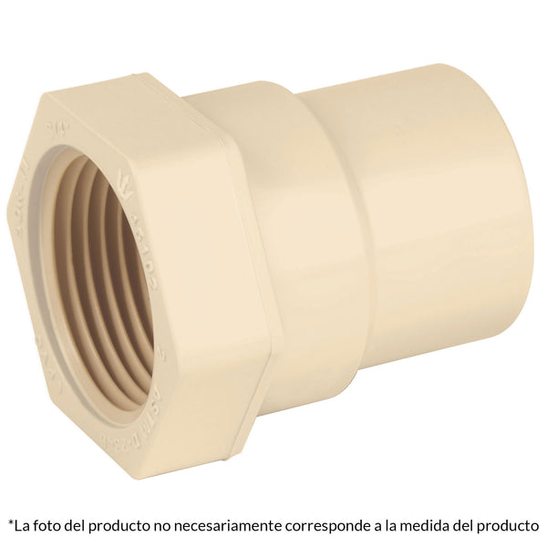 ADAPTADOR HEMBRA CPVC 1'' FOSET 45103