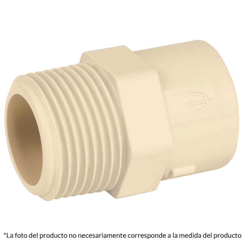 ADAPTADOR MACHO CPVC 1/2'' FOSET 45098