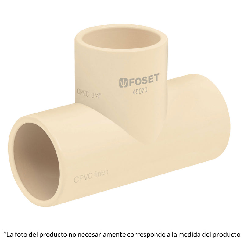 TEE CPVC 1'' FOSET 45071