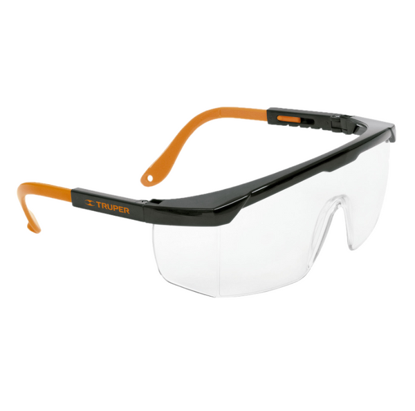 LENTES DE SEGURIDAD AJUSTABLES, MICA TRANSPARENTE, CLASSIC