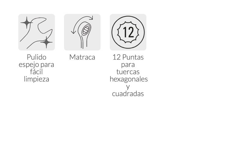 LLAVE COMBINADA CON MATRACA 13 MM X 76 T TRUPER EXPERT 15745