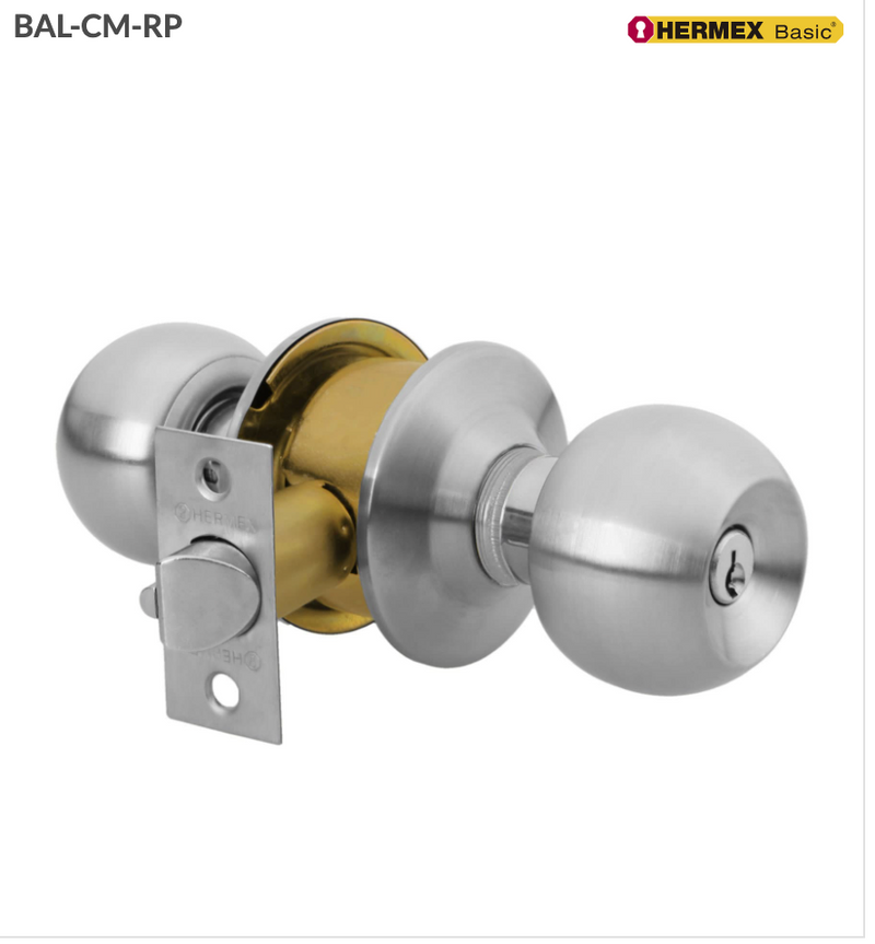CERRADURA CROMO MATE RECAMARA PRETUL 23565