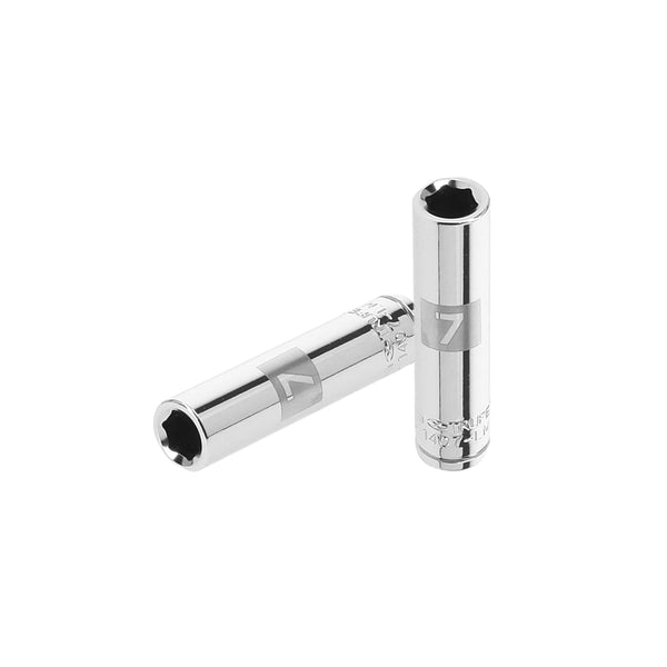 DADO 1/4' 6 PUNTAS MILIMETRICO LARGO 7 MM TRUPER 13201