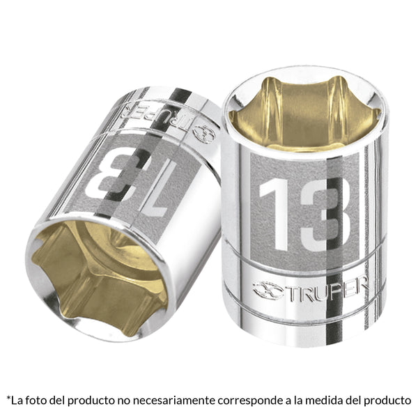 DADO 1/4' 6 PUNTAS STANDARD 11/32' TRUPER 13159