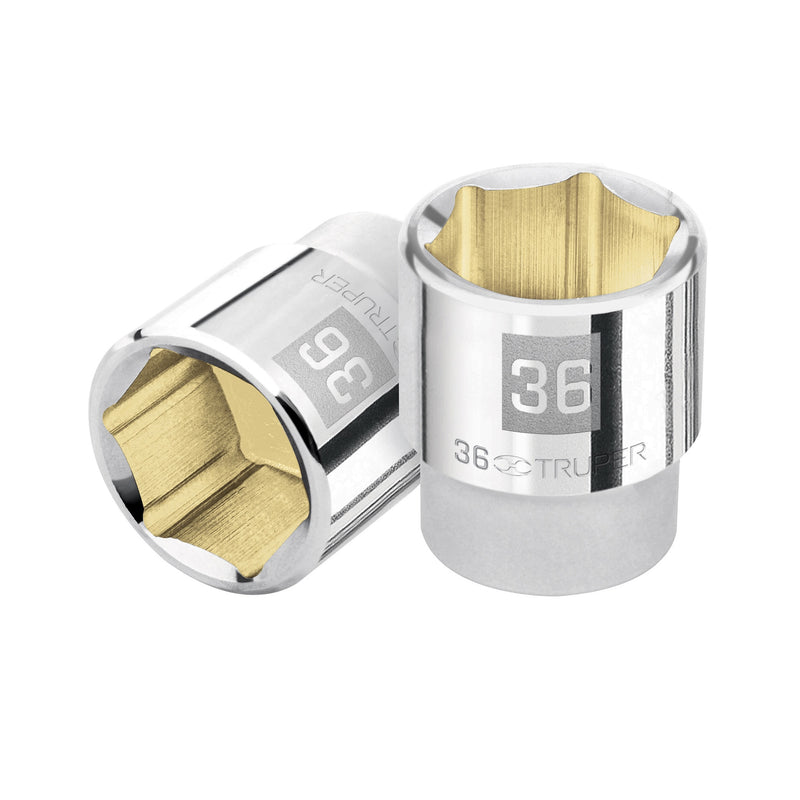 DADO 3/4'' 6 PUNTAS MILIMETRICO 36 MM TRUPER 14987