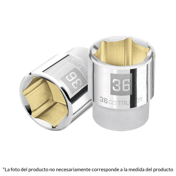 DADO 3/4' 6 PUNTAS STANDARD 1-7/16' TRUPER 13831