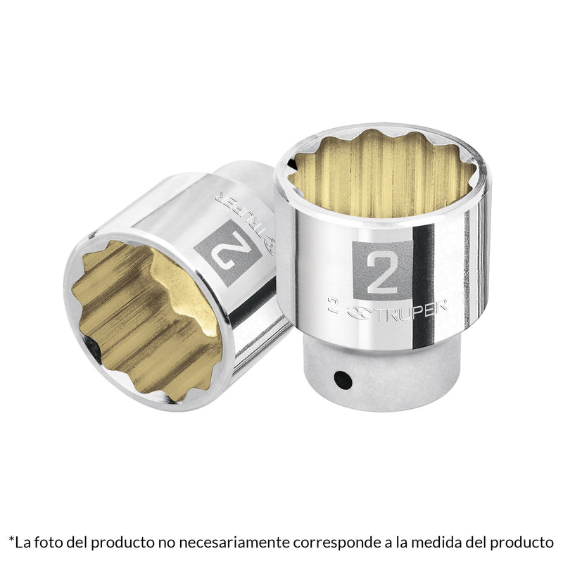 DADO 3/4' 12 PUNTAS STANDARD 1-5/8' TRUPER 13864