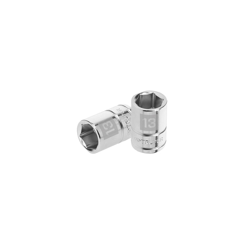 DADO 3/8' 6 PUNTAS MILIMETRICO 13 MM TRUPER 13677