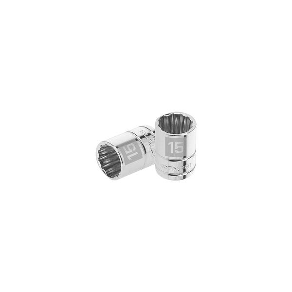 DADO 3/8' 12 PUNTAS MILIMETRICO 15 MM TRUPER 13635