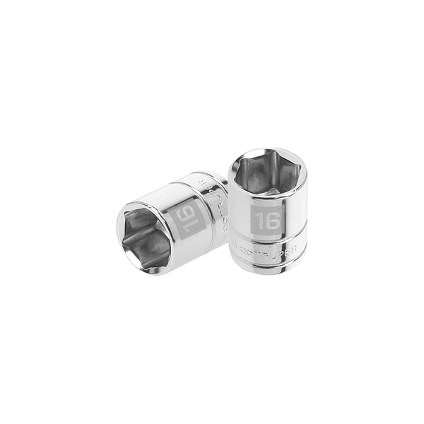 DADO 3/8' 6 PUNTAS MILIMETRICO 16 MM TRUPER 13680