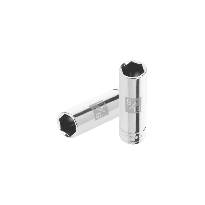 DADO 3/8' 6 PUNTAS STANDARD LARGO 9/16' TRUPER 13715