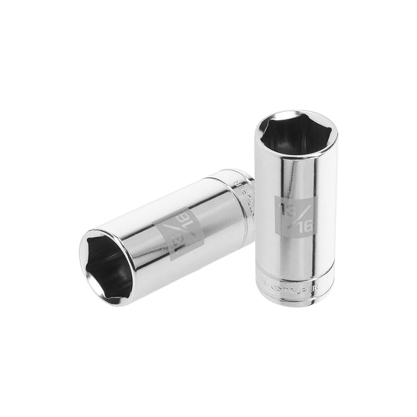 DADO 3/8' 6 PUNTAS STANDARD LARGO 13/16' TRUPER 13719
