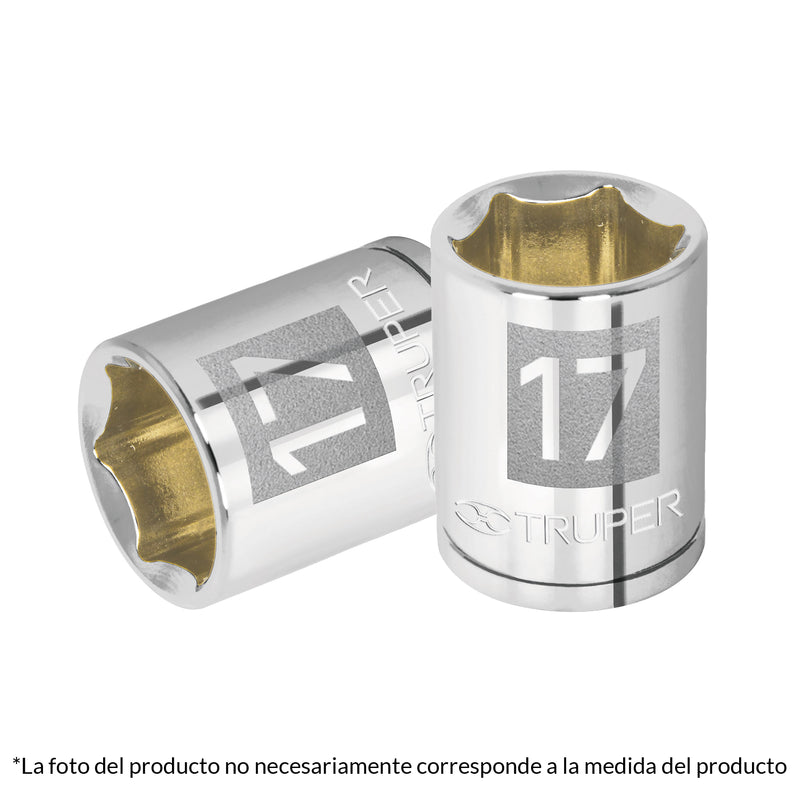 DADO 3/8' 6 PUNTAS STANDARD 15/16' TRUPER 13616