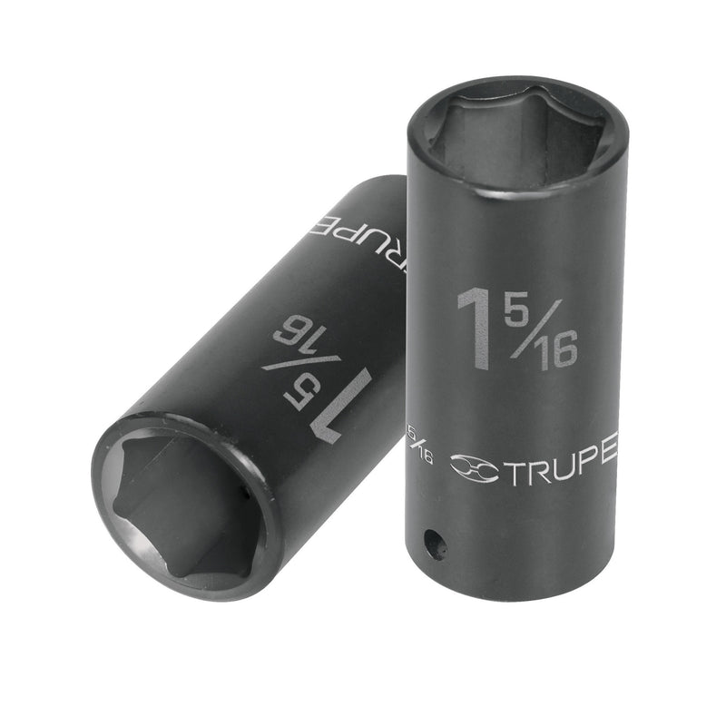 DADO 3/4' 6 PUNTAS IMPACTO LARGO 1-5/16' TRUPER 12439