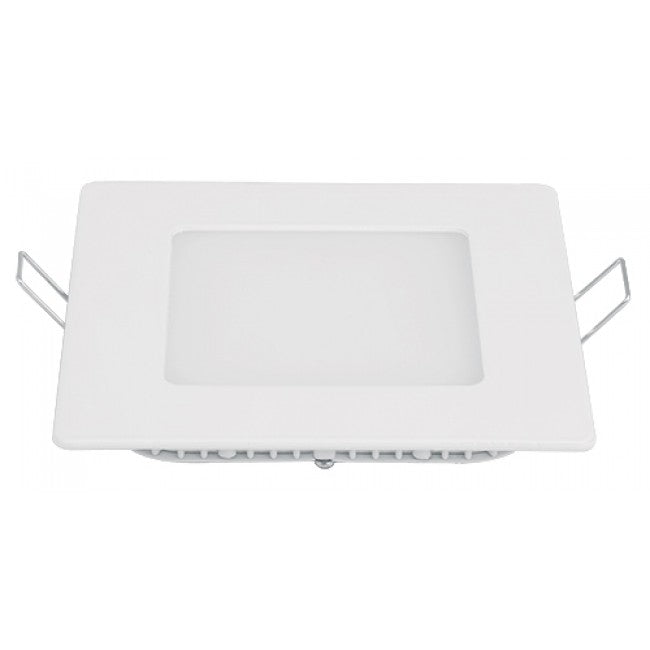 Luminario led slim de empotrar cuadrado, 6500K, 6W