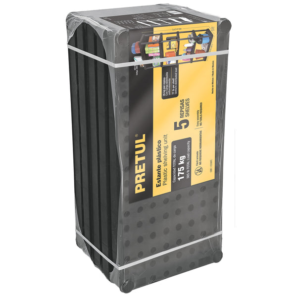 Estante plástico Pretul de 5 repisas