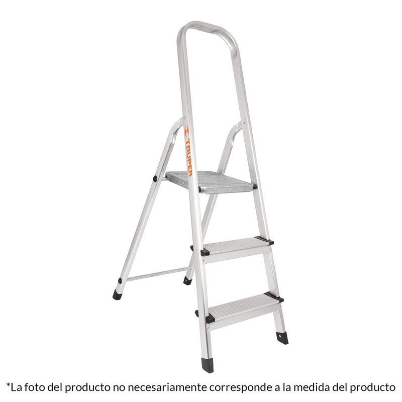 ESCALERA TUBULAR PLEGABLE 2 PELDAÑOS TIPO III TRUPER 16763