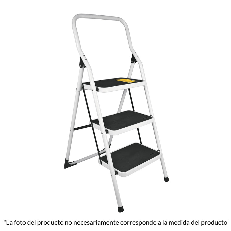 ESCALERA TUBULAR PLEGABLE 2 PELDAÑOS/BARANDAL PRETUL 24119