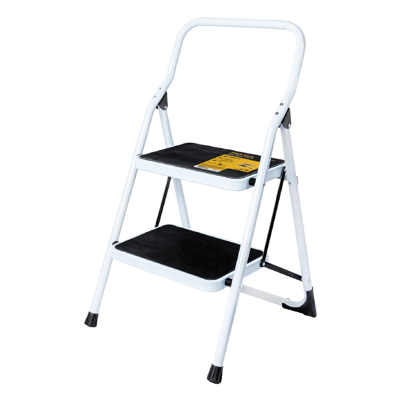 ESCALERA TUBULAR PLEGABLE 2 PELDAÑOS PRETUL 24118