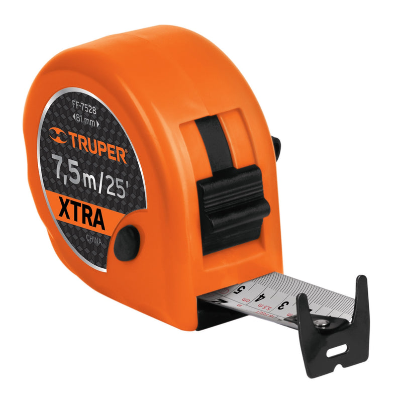 FLEXÓMETRO FAT-BOY  7.5 MT TRUPER 15025