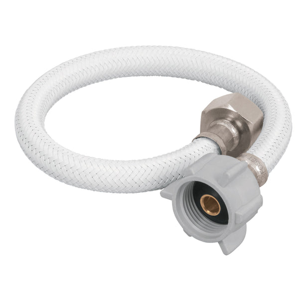 MANGUERA VINILO W.C. BLANCA 1/2' X 7/8' 35 CM PL FOSET 45311