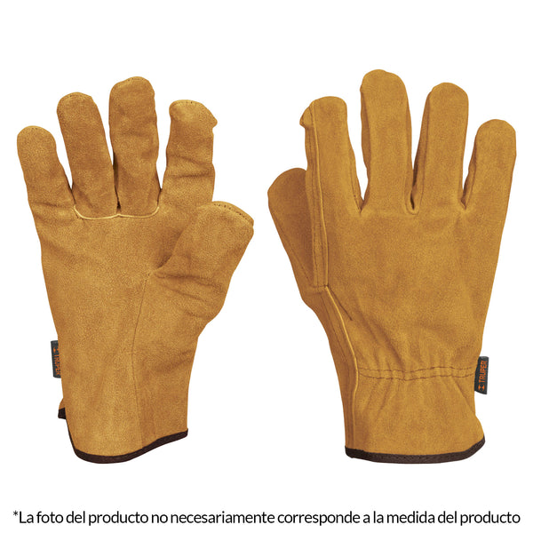 GUANTES CARNAZA USO RUDO AJUSTABLE GRANDE TRUPER 14240