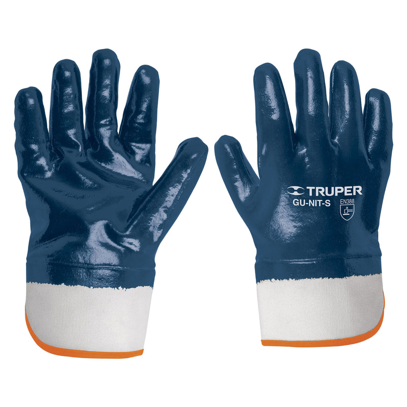 GUANTES ALGODÓN RECUBIERTO DE NITRILO PUÇ?O SEGU TRUPER 15245