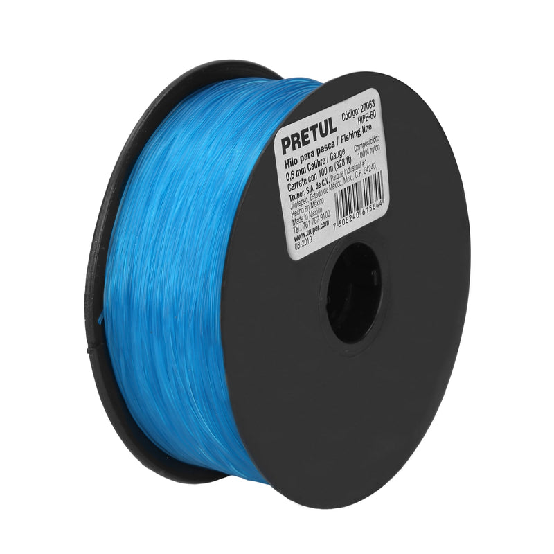 HILO PARA PESCA 0.6 MM 100 MT PRETUL 27063