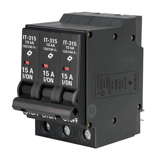 INTERRUPTOR TERMOMAGNETICO 3 X 15 A VOLTECK 47513