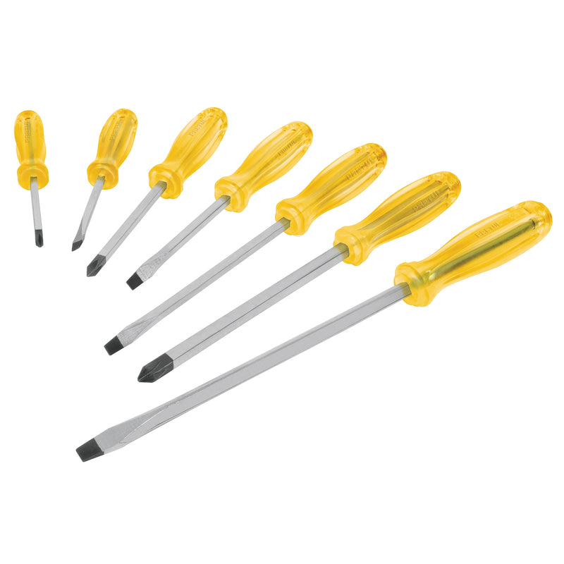 JUEGO DESARMADORES 7 PZ PVC AMBAR PRETUL 21378
