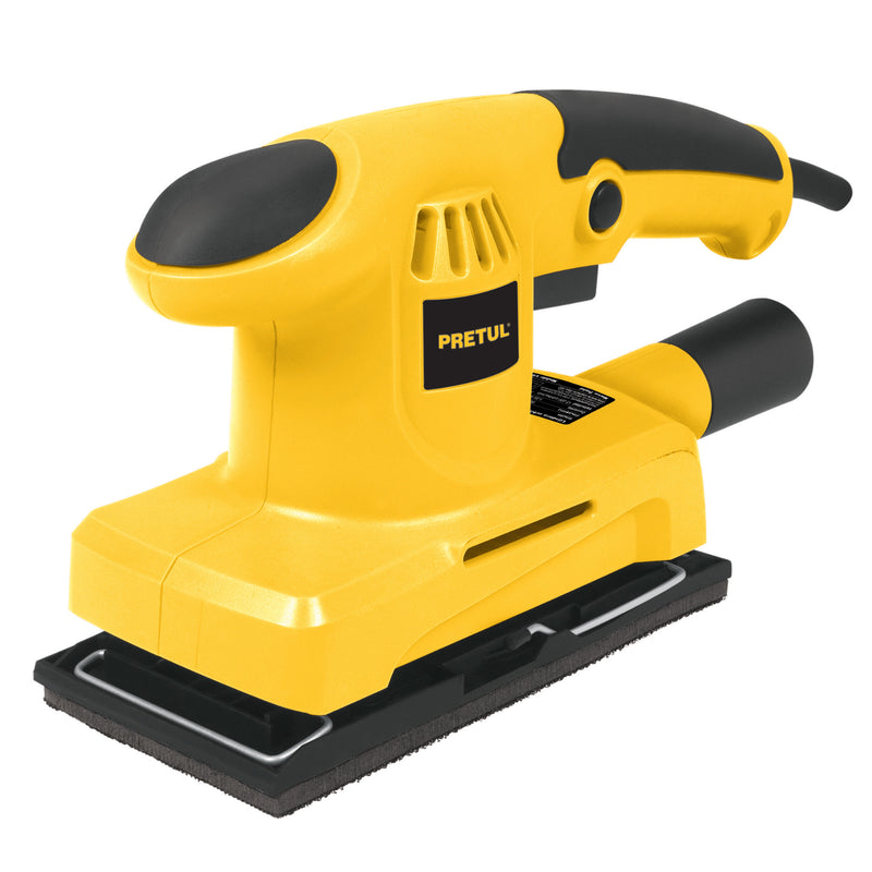 LIJADORA ORBITAL CASERA 1/3 HOJA 150 W PRETUL 23999