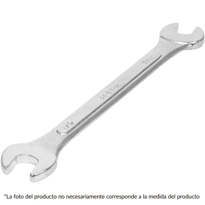 LLAVE ESPAÇ?OLA STANDARD 1/2'' X 9/16'' PRETUL 21954