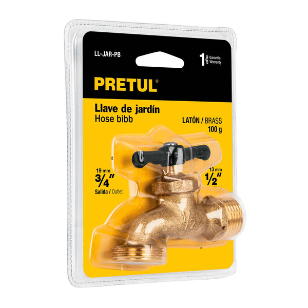 LLAVE JARDIN 1/2'' BLISTER PRETUL 23145